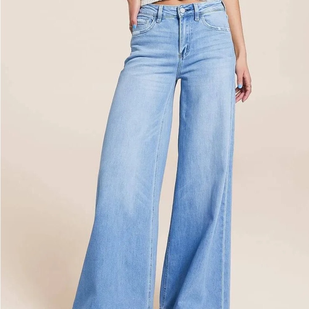 Flying Monkey Light Blue Flare Jeans